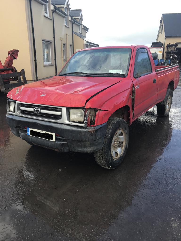 toyota hilux single cab red 1